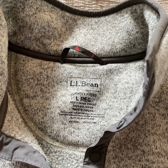 Men's L.L.Bean Sweater Fleece Pullover - Picture 2 of 4
